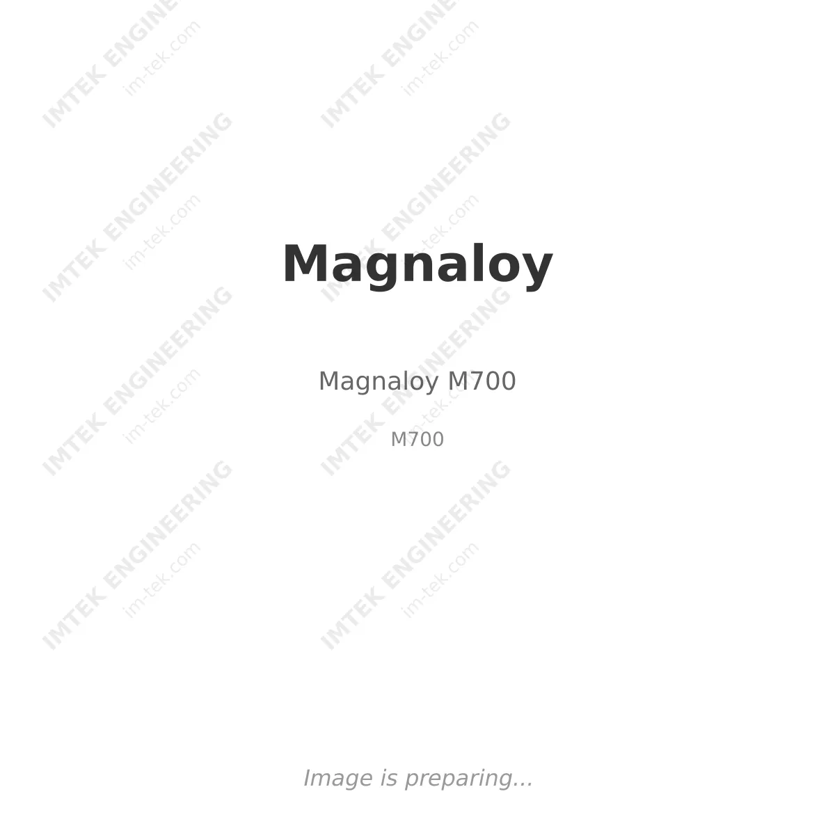 Magnaloy Magnaloy M700 - M700