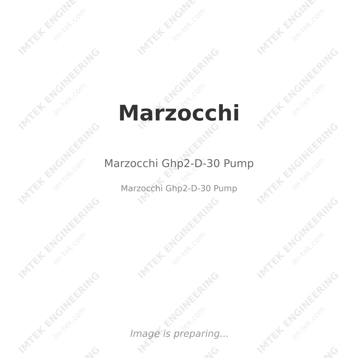 Marzocchi Marzocchi Ghp2-D-30 Pump - Marzocchi Ghp2-D-30 Pump