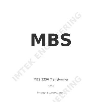 MBS MBS 3256 Transformer - 3256