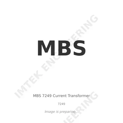 MBS MBS 7249 Current Transformer - 7249 thumbnail 1
