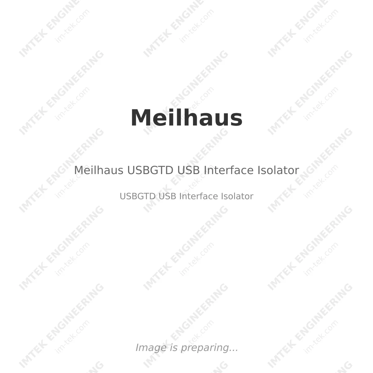 Meilhaus Meilhaus USBGTD USB Interface Isolator - USBGTD USB Interface Isolator