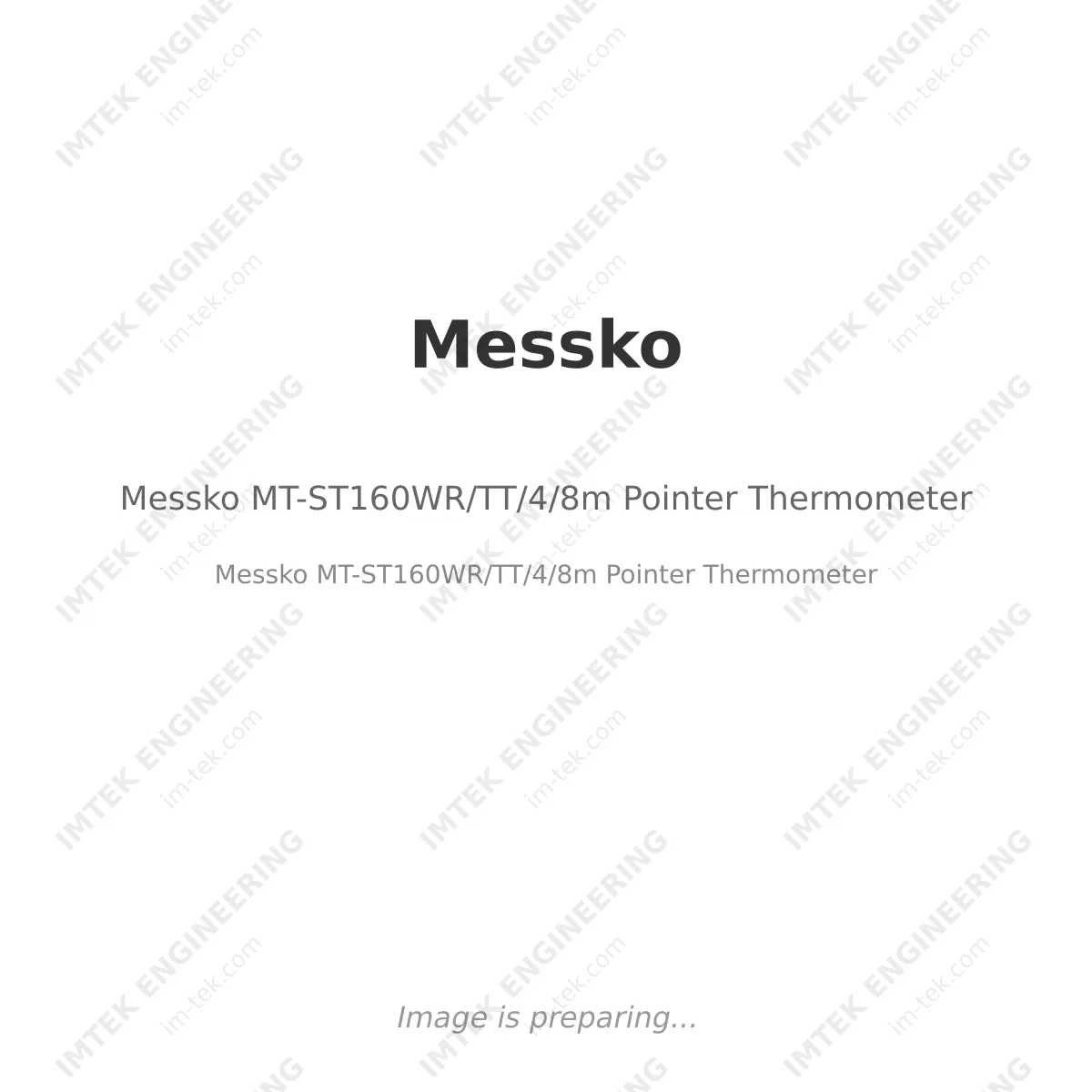 Messko Messko MT-ST160WR/TT/4/8m Pointer Thermometer - Messko MT-ST160WR/TT/4/8m Pointer Thermometer