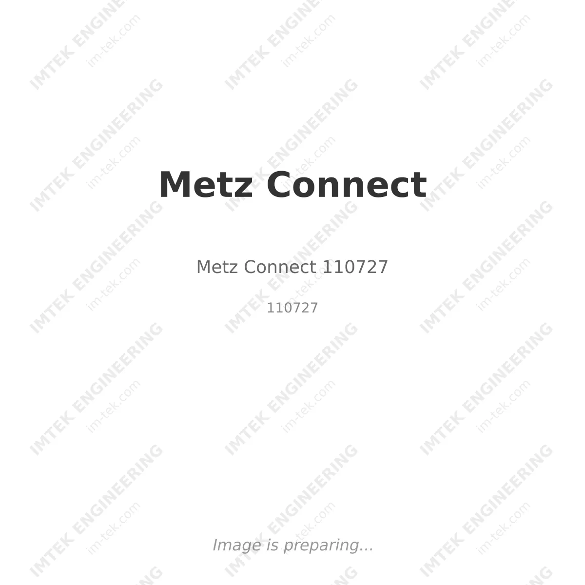 Metz Connect Metz Connect 110727 - 110727