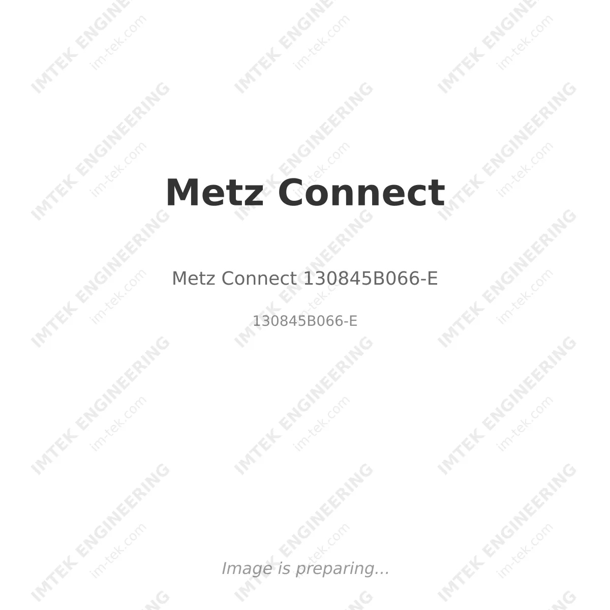 Metz Connect Metz Connect 130845B066-E - 130845B066-E