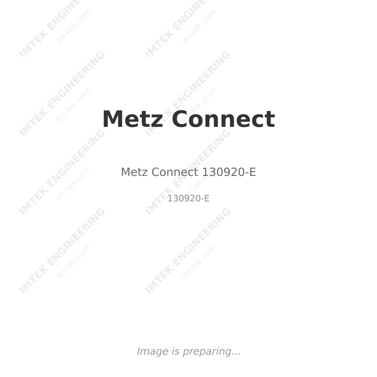 Metz Connect Metz Connect 130920-E - 130920-E