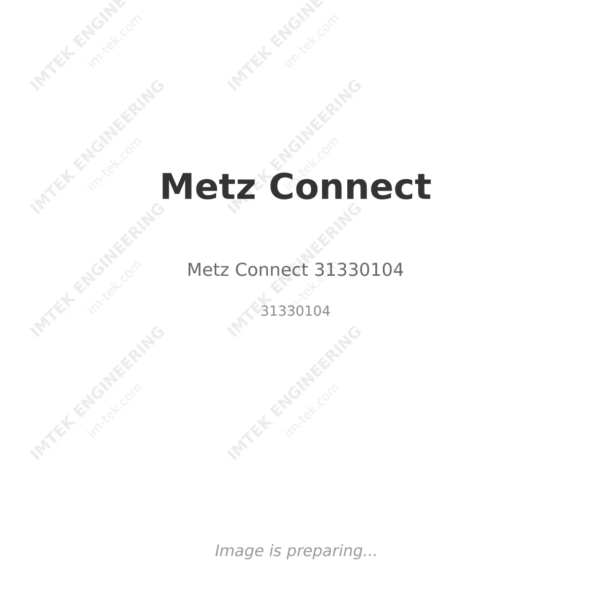 Metz Connect Metz Connect 31330104 - 31330104
