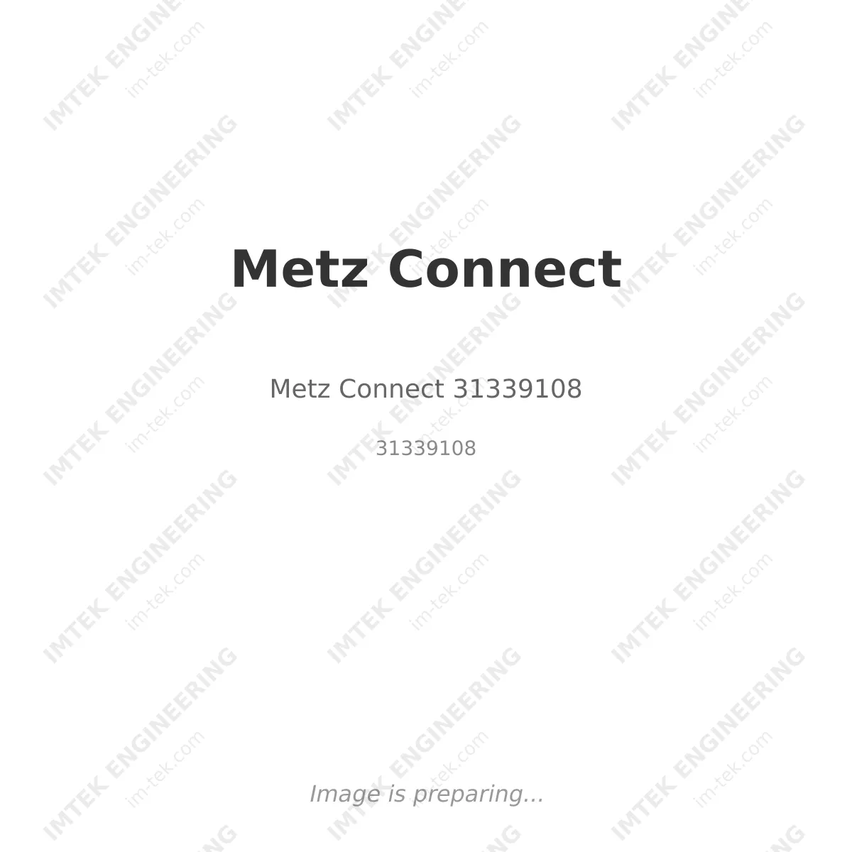 Metz Connect Metz Connect 31339108 - 31339108