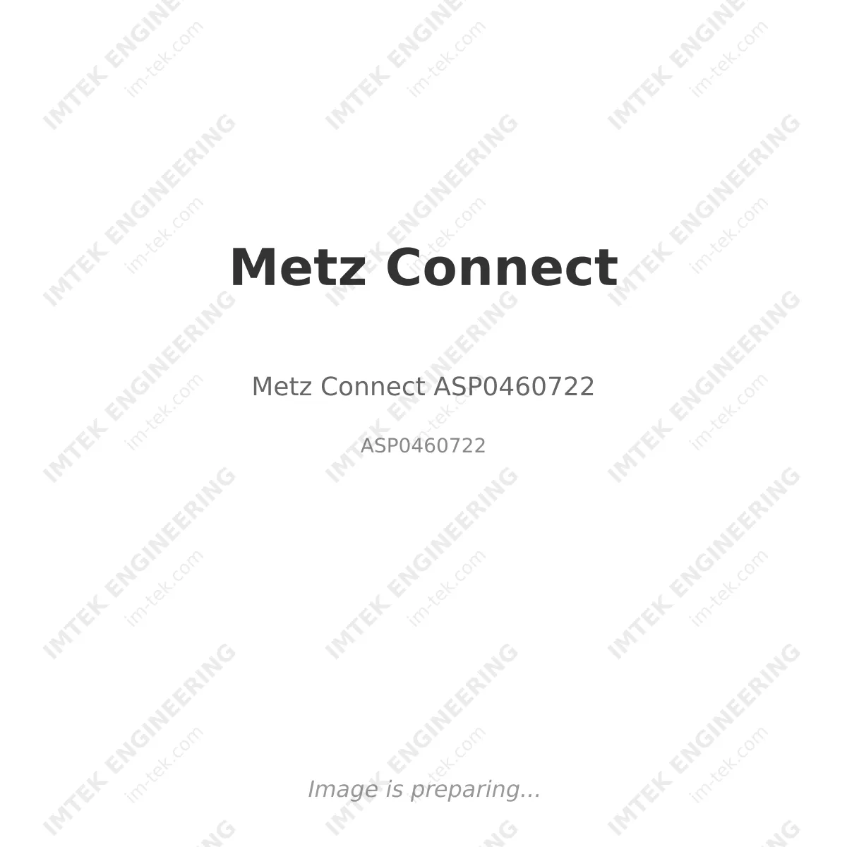 Metz Connect Metz Connect ASP0460722 - ASP0460722