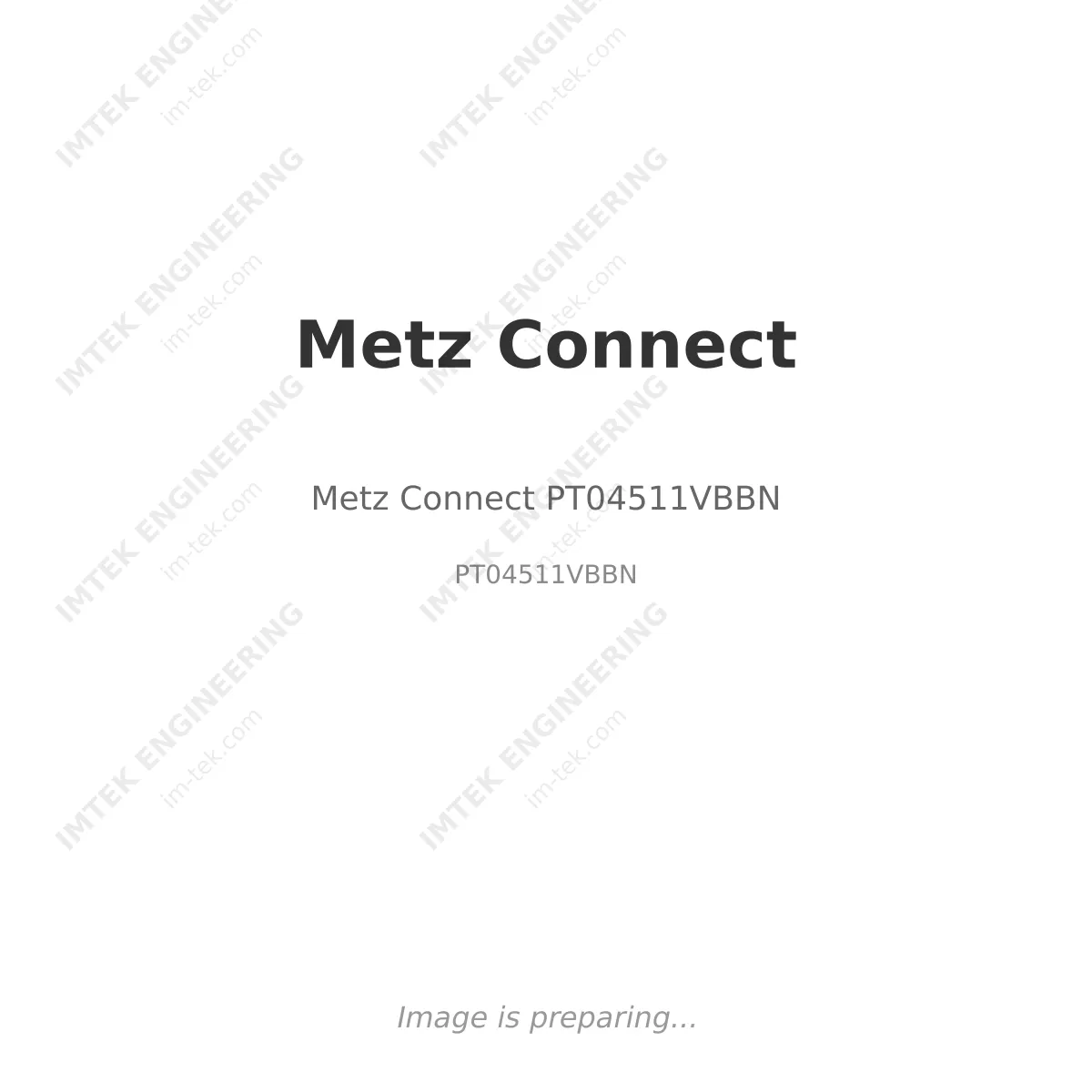Metz Connect Metz Connect PT04511VBBN - PT04511VBBN