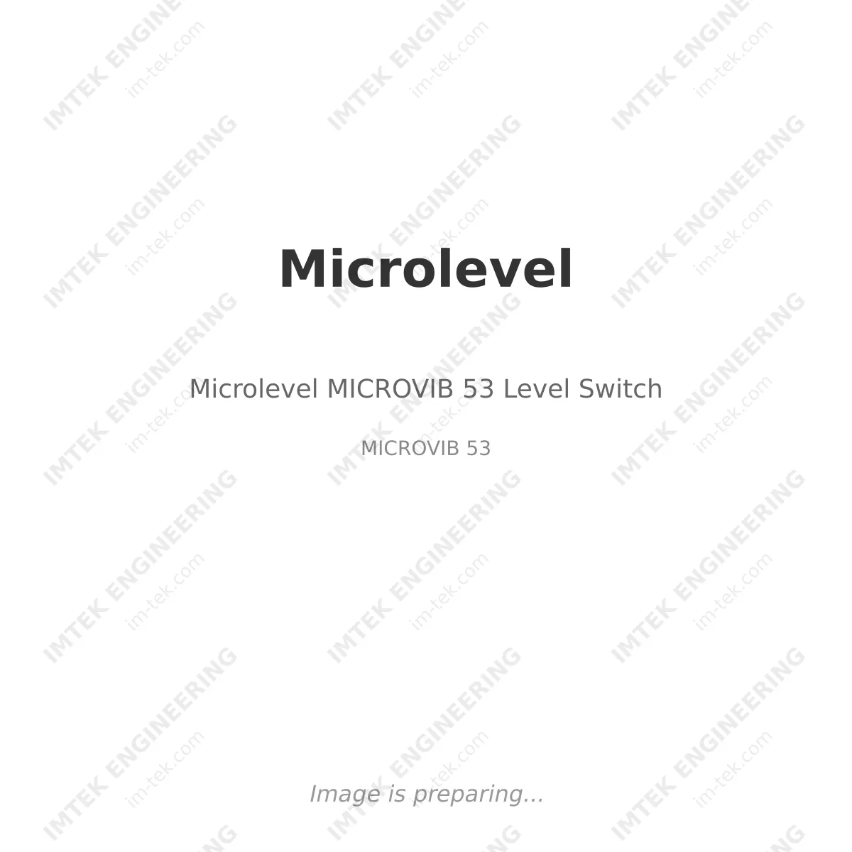Microlevel Microlevel MICROVIB 53 Level Switch - MICROVIB 53