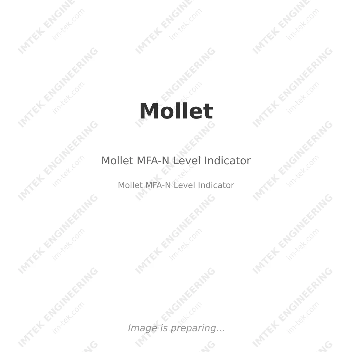 Mollet Mollet MFA-N Level Indicator - Mollet MFA-N Level Indicator