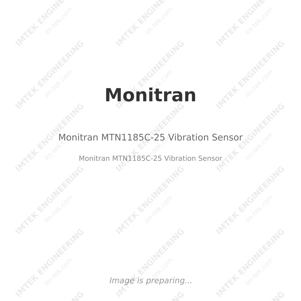 Monitran Monitran MTN1185C-25 Vibration Sensor - Monitran MTN1185C-25 Vibration Sensor