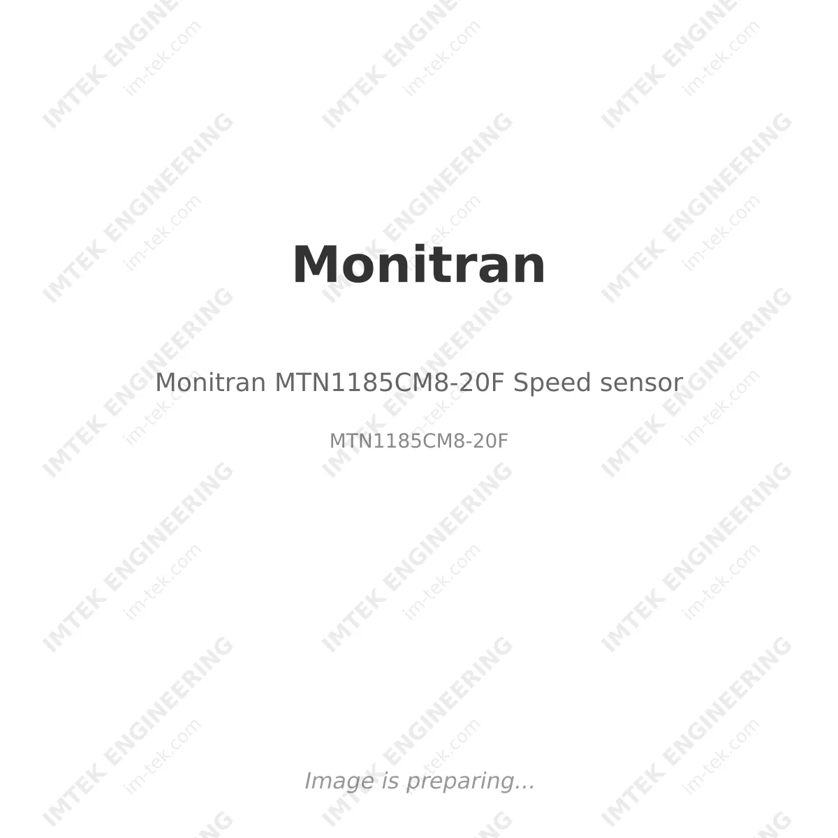 Monitran Monitran MTN1185CM8-20F Speed ​​sensor - MTN1185CM8-20F