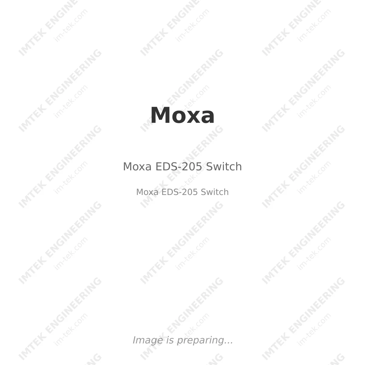 Moxa Moxa EDS-205 Switch - Moxa EDS-205 Switch