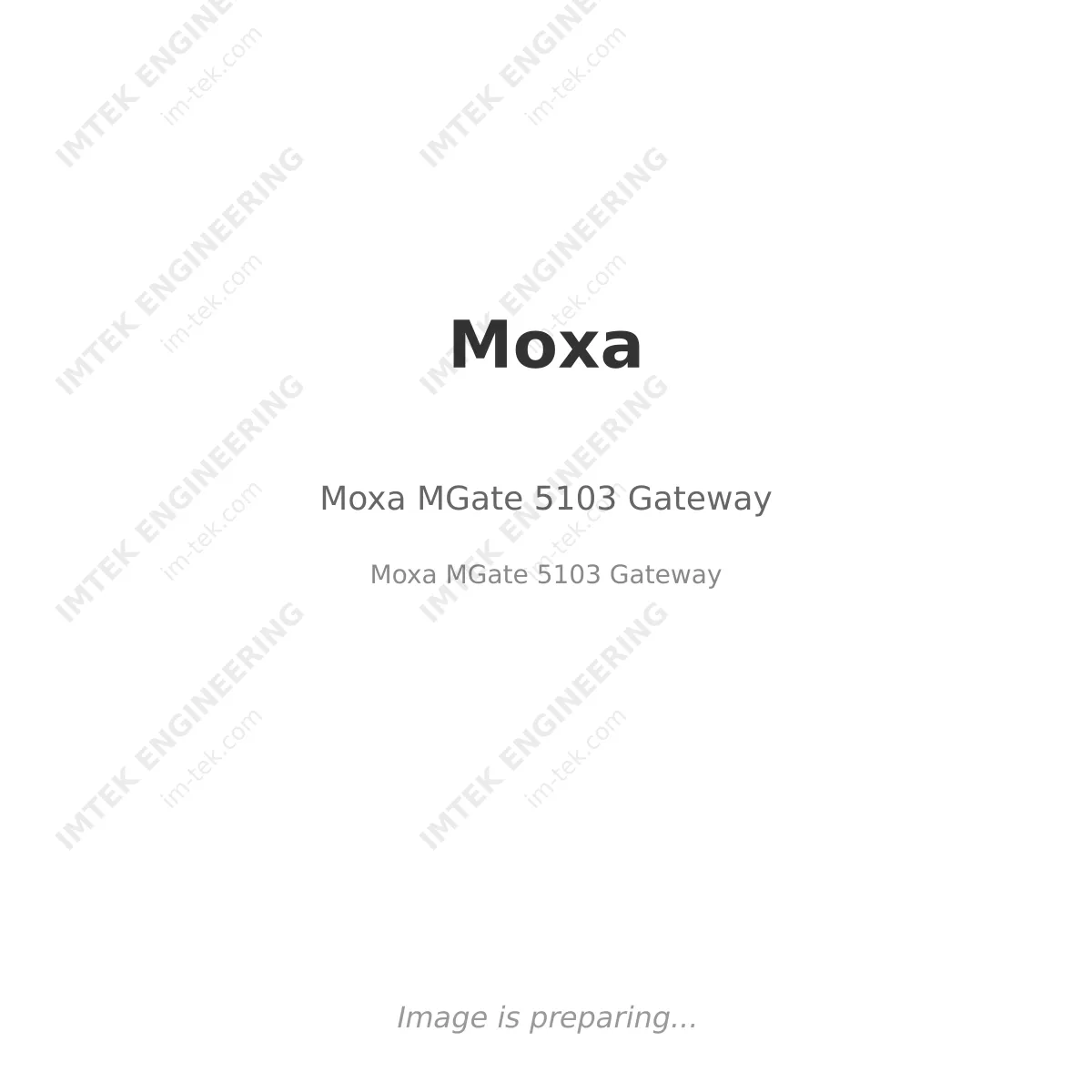 Moxa Moxa MGate 5103 Gateway - Moxa MGate 5103 Gateway