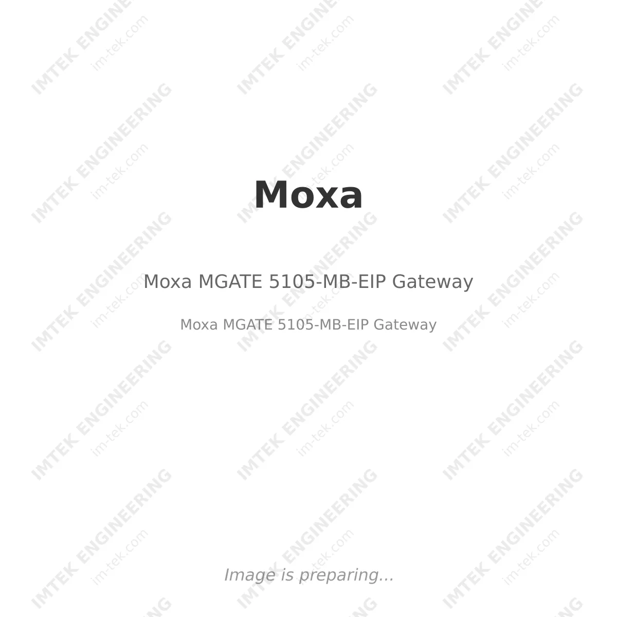 Moxa Moxa MGATE 5105-MB-EIP Gateway - Moxa MGATE 5105-MB-EIP Gateway
