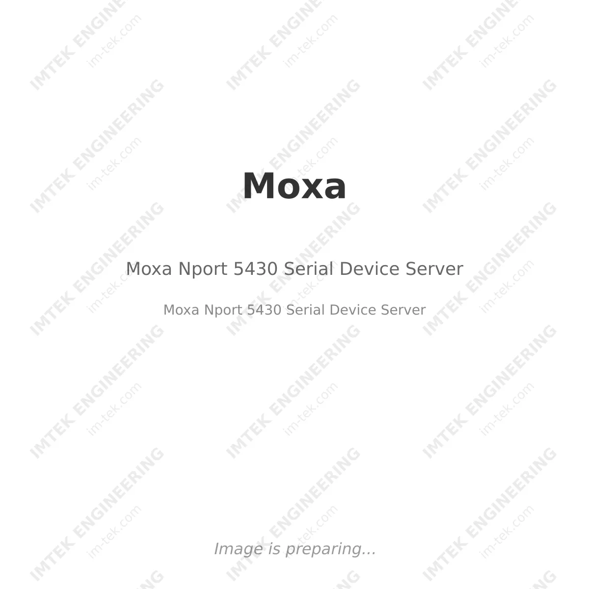Moxa Moxa Nport 5430 Serial Device Server - Moxa Nport 5430 Serial Device Server