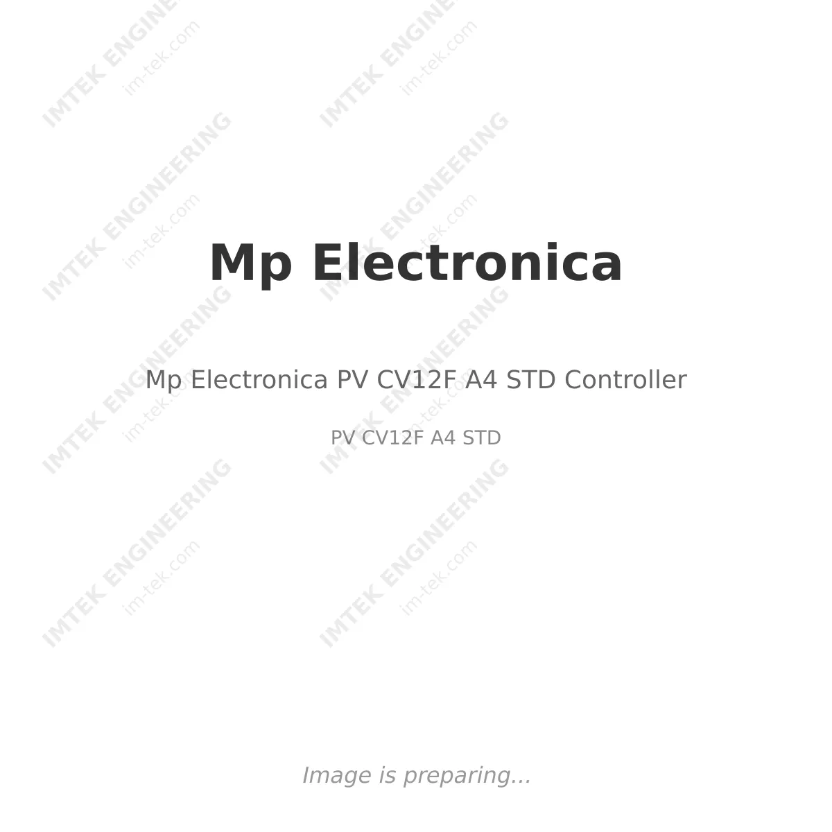 Mp Electronica Mp Electronica PV CV12F A4 STD Controller - PV CV12F A4 STD