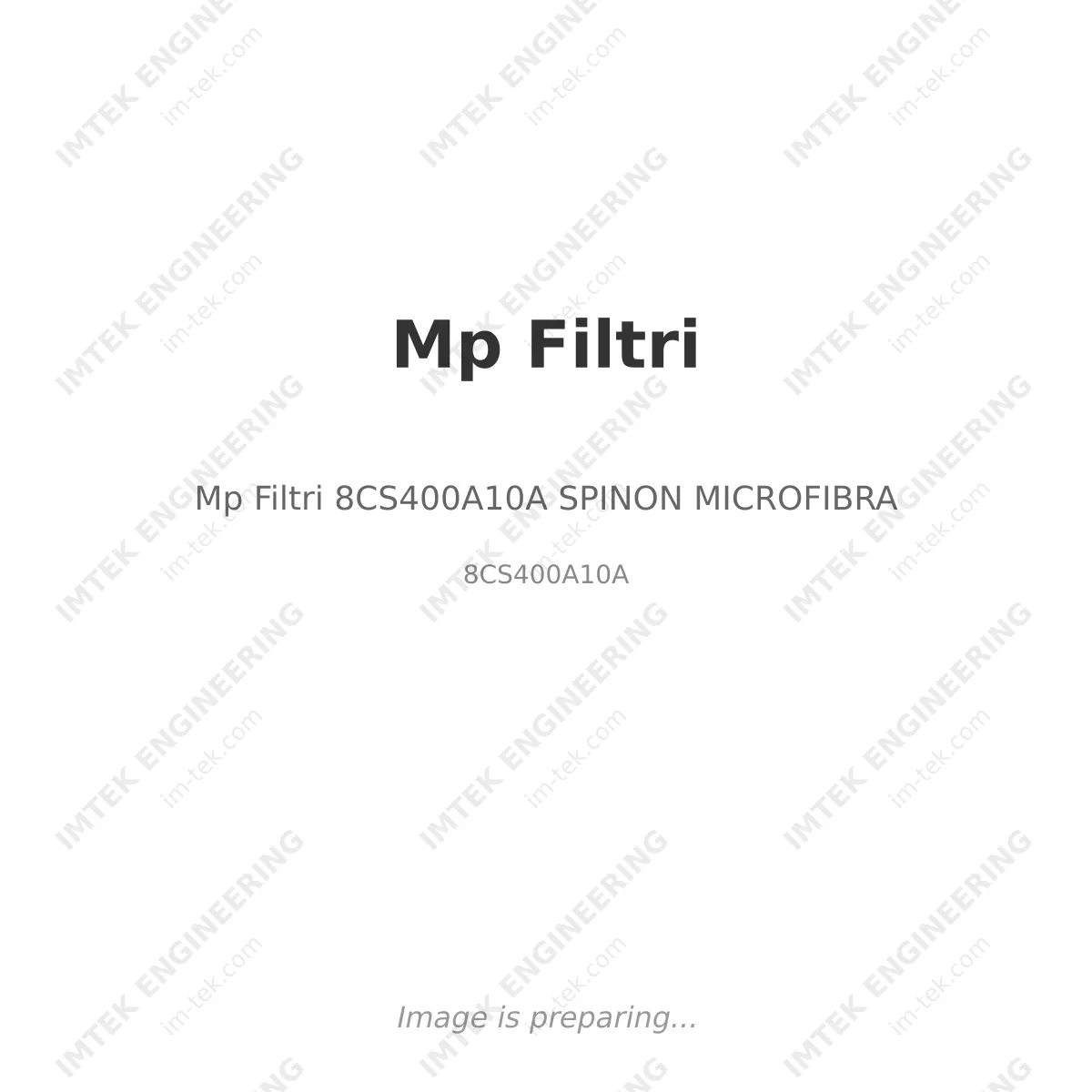 Mp Filtri Mp Filtri 8CS400A10A SPINON MICROFIBRA - 8CS400A10A