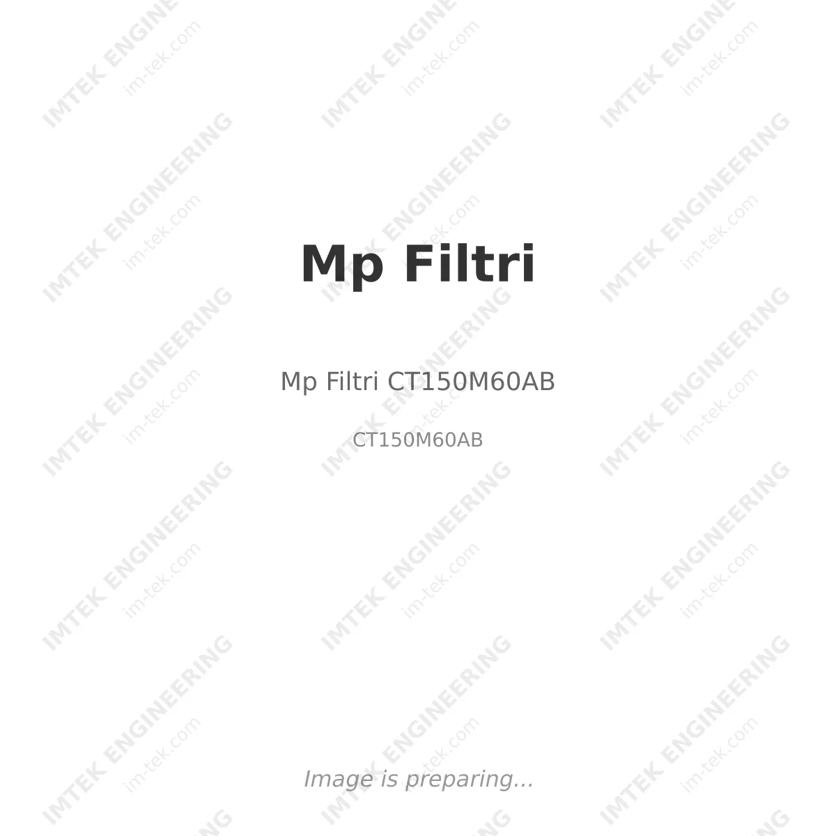 Mp Filtri Mp Filtri CT150M60AB - CT150M60AB