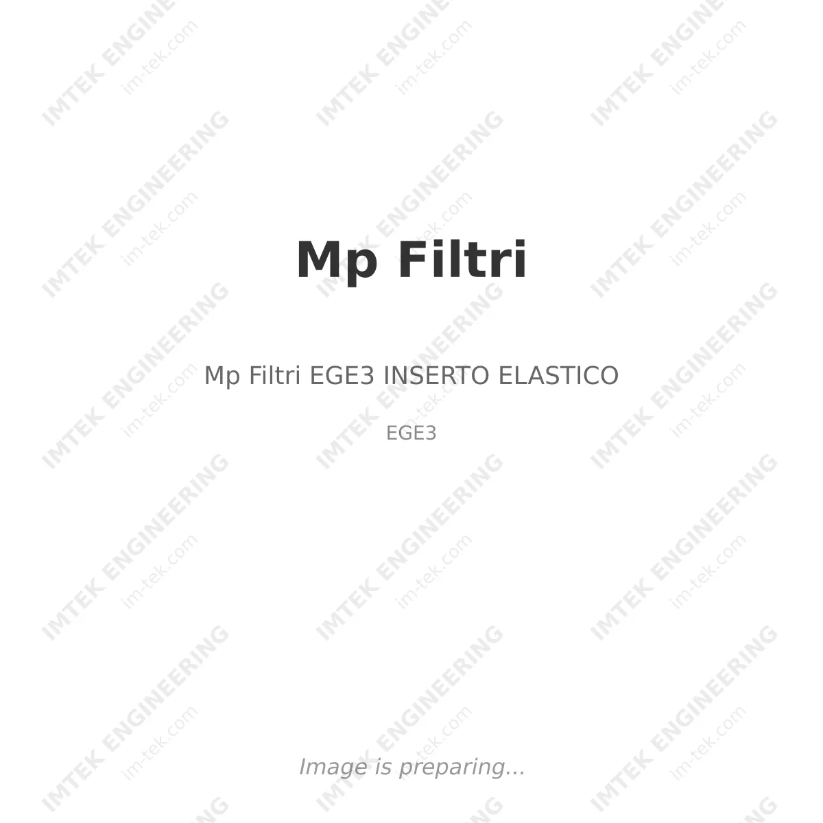 Mp Filtri Mp Filtri EGE3 INSERTO ELASTICO - EGE3