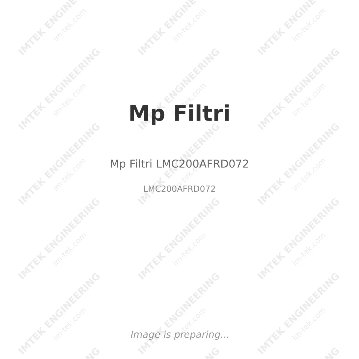 Mp Filtri Mp Filtri LMC200AFRD072 - LMC200AFRD072