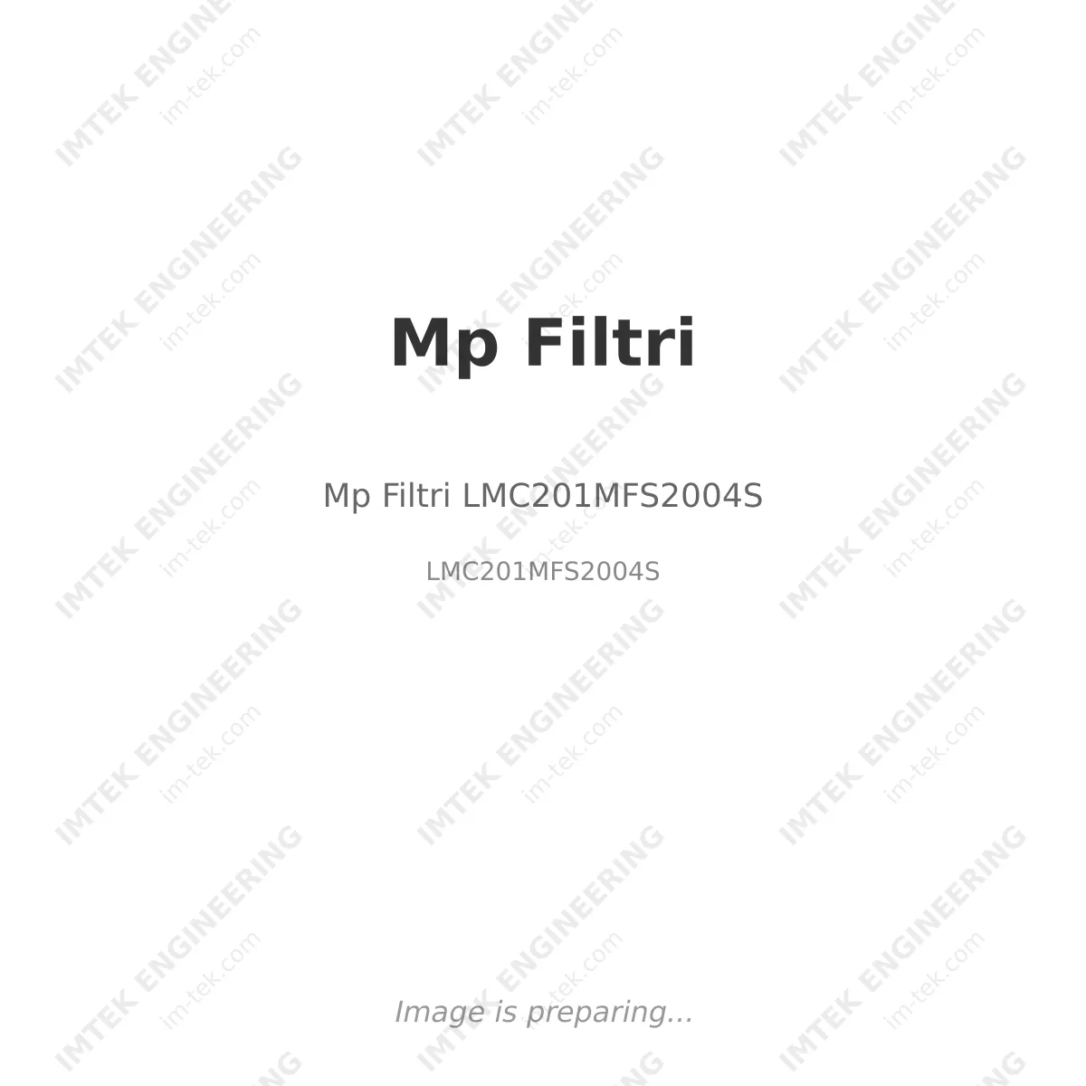 Mp Filtri Mp Filtri LMC201MFS2004S - LMC201MFS2004S