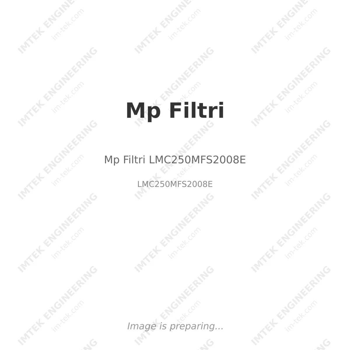 Mp Filtri Mp Filtri LMC250MFS2008E - LMC250MFS2008E