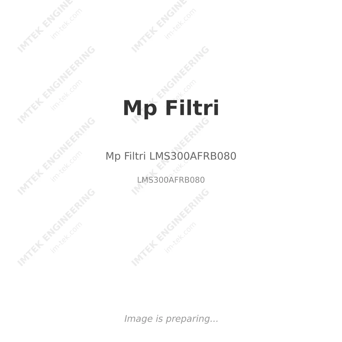 Mp Filtri Mp Filtri LMS300AFRB080 - LMS300AFRB080