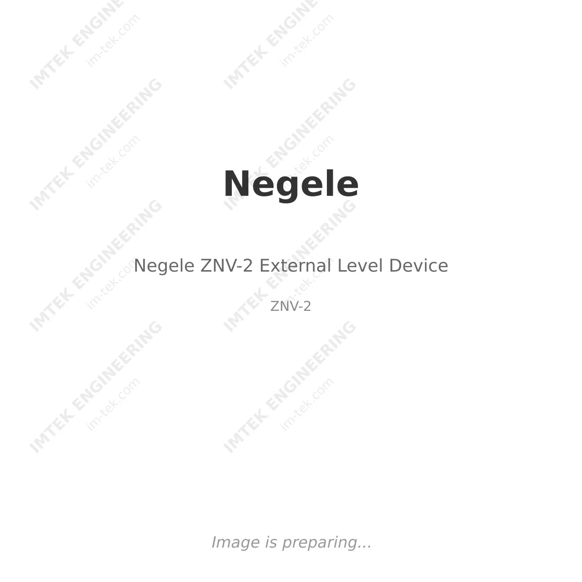 Negele Negele ZNV-2 External Level Device - ZNV-2