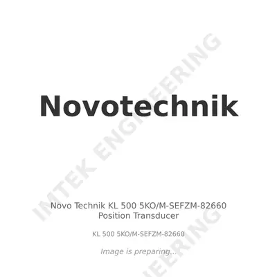 Novotechnik Novo Technik KL 500 5KO/M-SEFZM-82660 Position Transducer - KL 500 5KO/M-SEFZM-82660