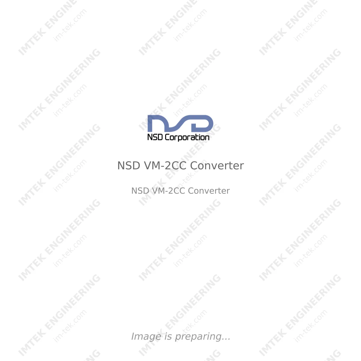 NSD NSD VM-2CC Converter - NSD VM-2CC Converter