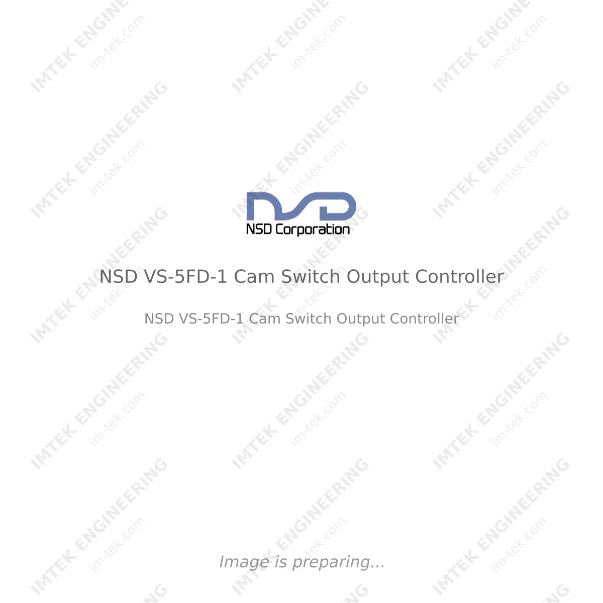 NSD NSD VS-5FD-1 Cam Switch Output Controller - NSD VS-5FD-1 Cam Switch Output Controller