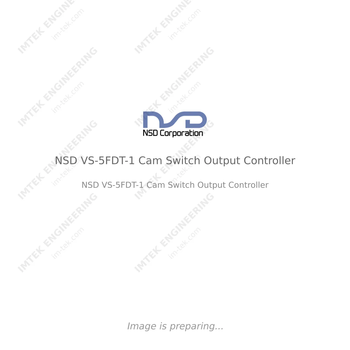 NSD NSD VS-5FDT-1 Cam Switch Output Controller - NSD VS-5FDT-1 Cam Switch Output Controller