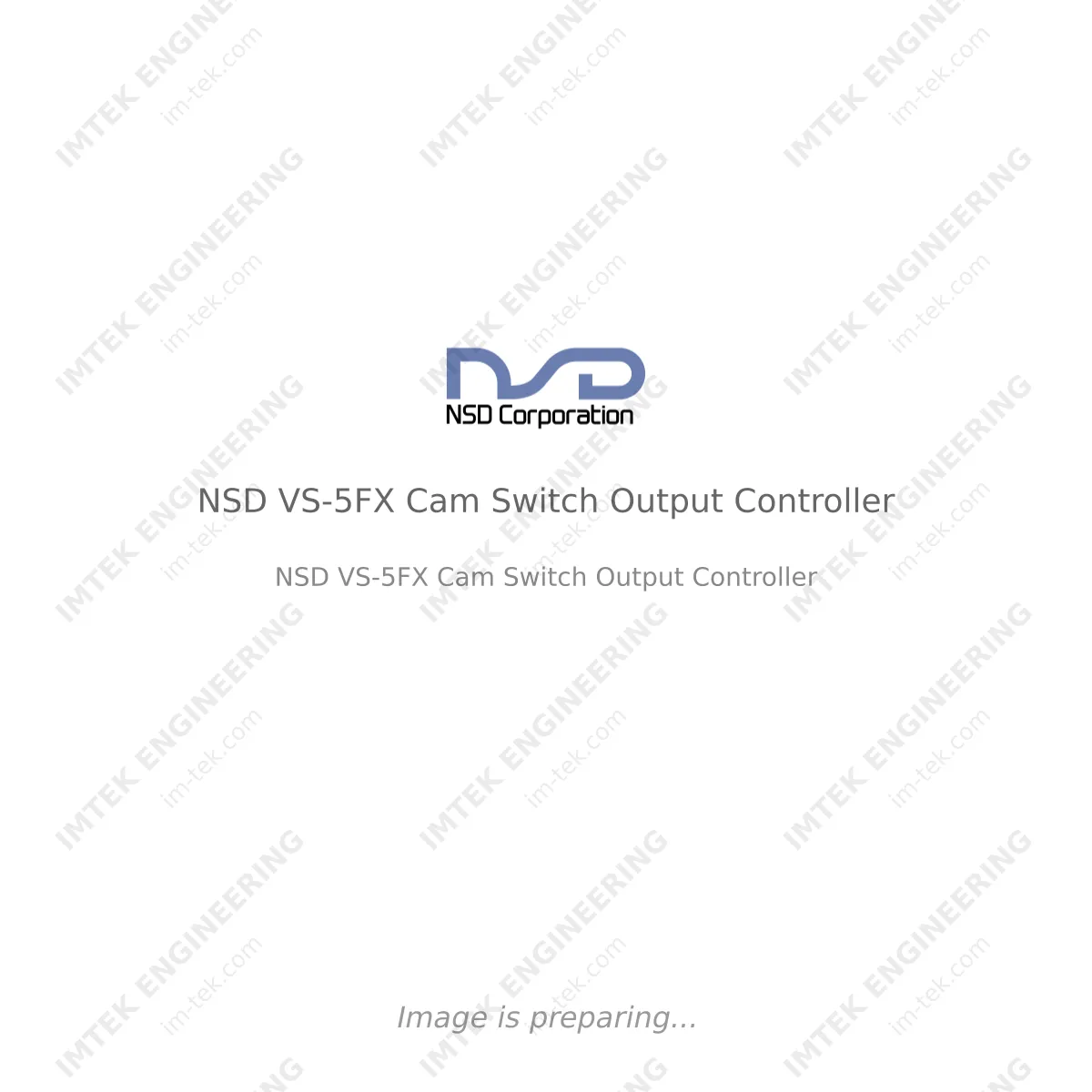 NSD NSD VS-5FX Cam Switch Output Controller - NSD VS-5FX Cam Switch Output Controller