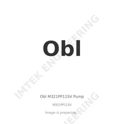 Obl Obl M321PP11SV Pump - M321PP11SV