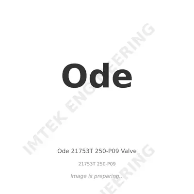 Ode Ode 21753T 250-P09 Valve - 21753T 250-P09