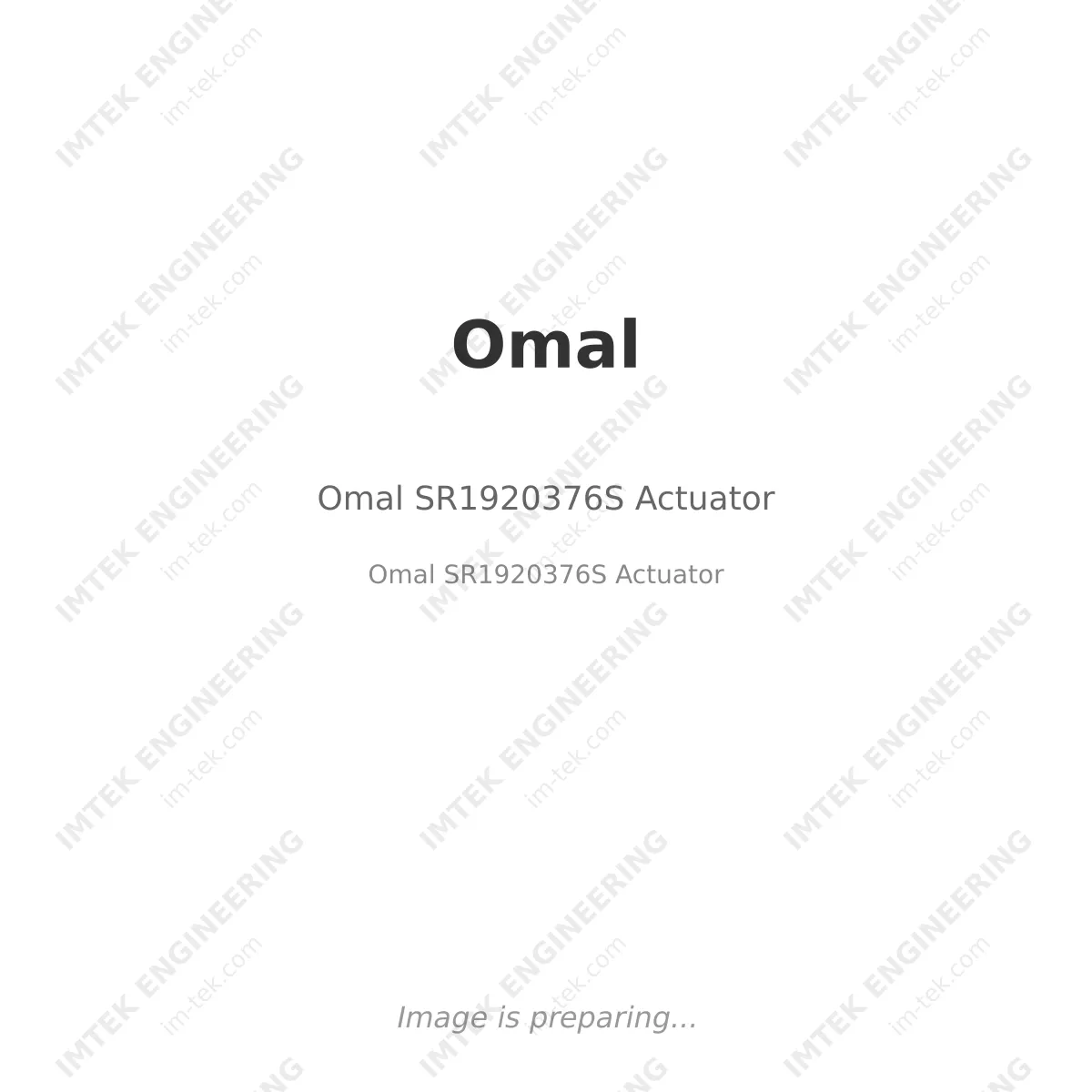Omal Omal SR1920376S Actuator - Omal SR1920376S Actuator
