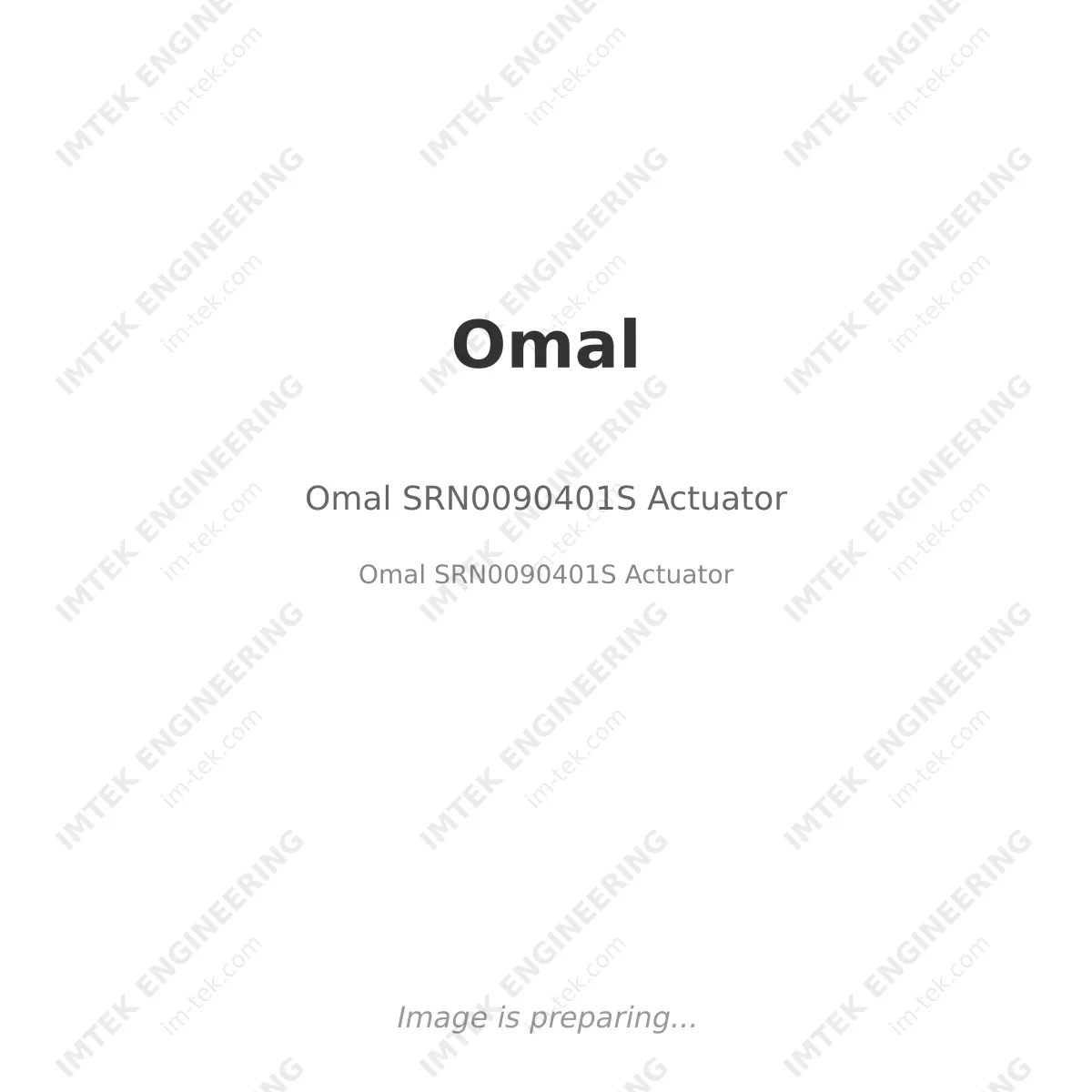 Omal Omal SRN0090401S Actuator - Omal SRN0090401S Actuator