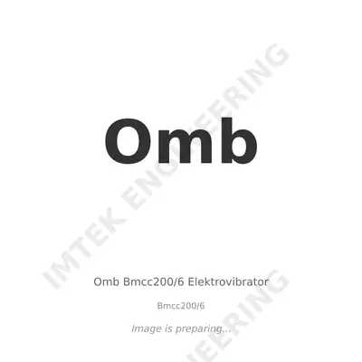 Omb Omb Bmcc200/6 Elektrovibrator - Bmcc200/6