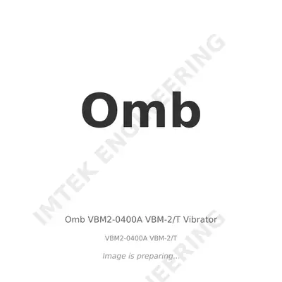 Omb Omb VBM2-0400A VBM-2/T Vibrator - VBM2-0400A VBM-2/T thumbnail 1