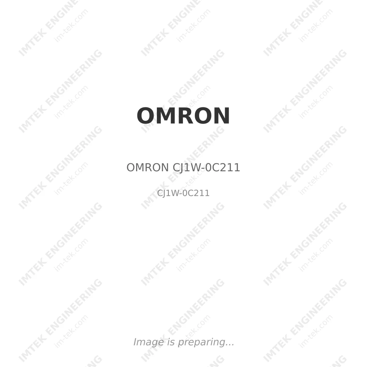 OMRON OMRON CJ1W-0C211 - CJ1W-0C211