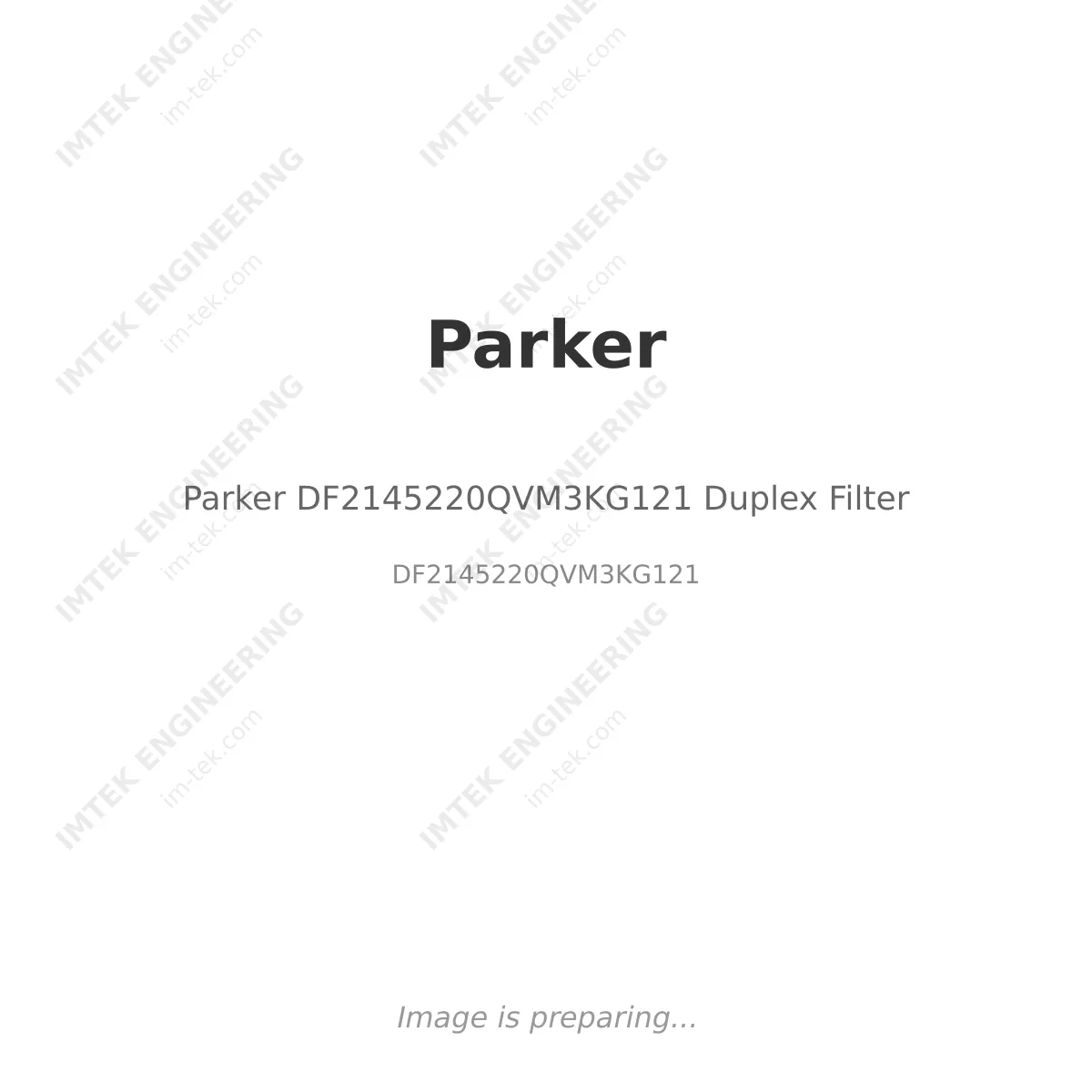 Parker Parker DF2145220QVM3KG121 Duplex Filter - DF2145220QVM3KG121