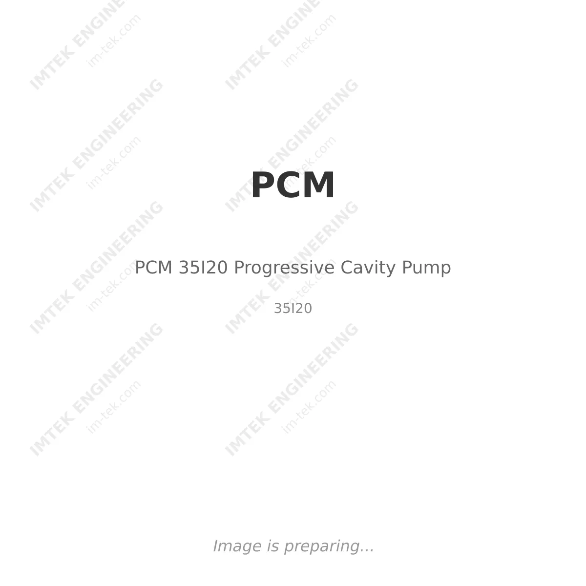 PCM PCM 35I20 Progressive Cavity Pump - 35I20