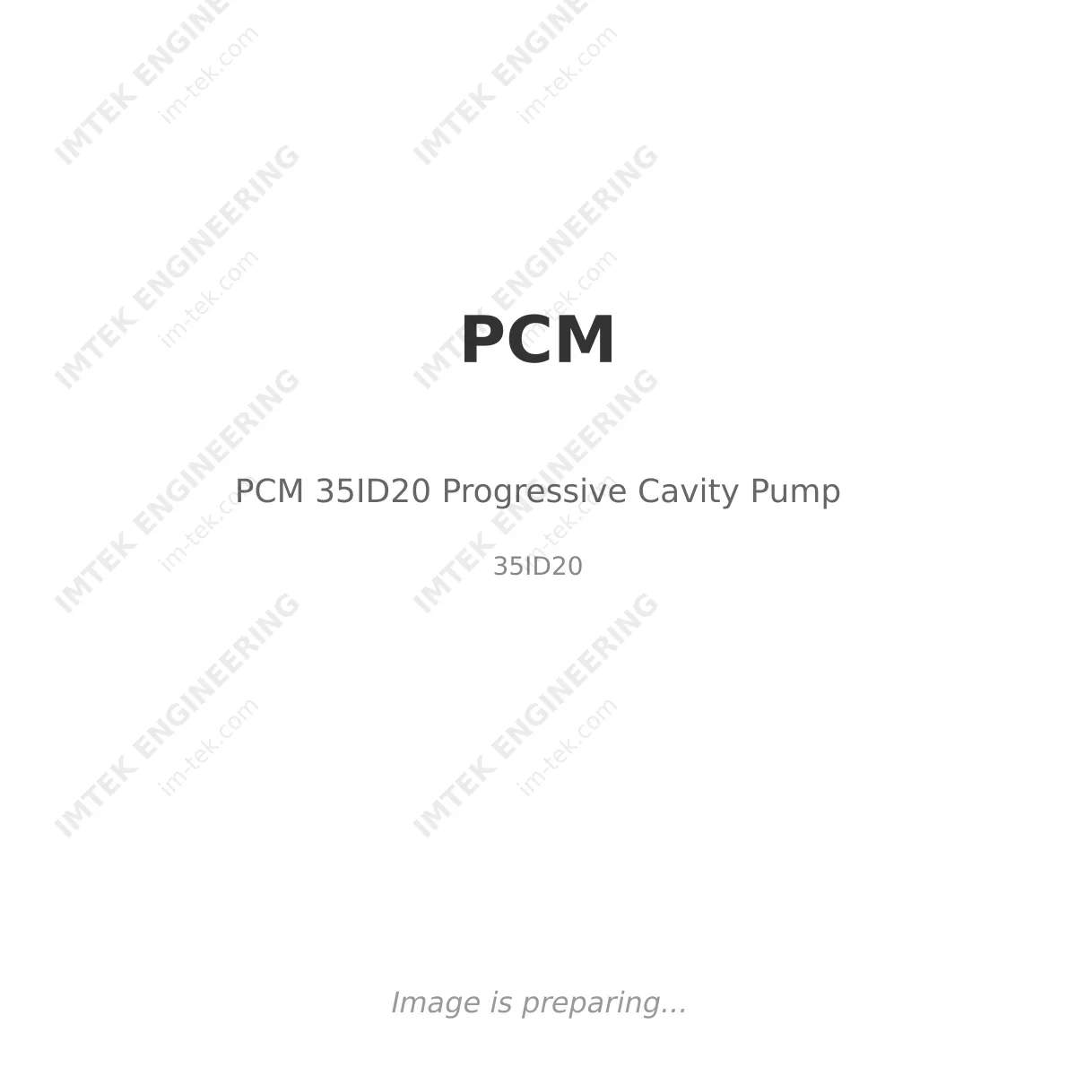 PCM PCM 35ID20 Progressive Cavity Pump - 35ID20