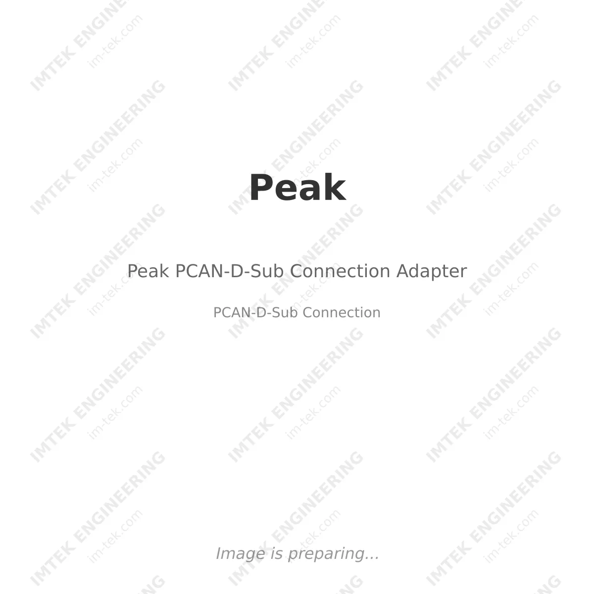 Peak Peak PCAN-D-Sub Connection Adapter - PCAN-D-Sub Connection