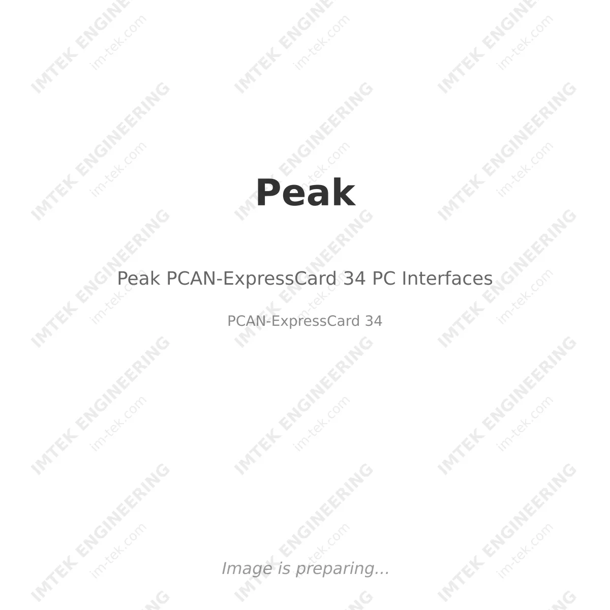 Peak Peak PCAN-ExpressCard 34 PC Interfaces - PCAN-ExpressCard 34