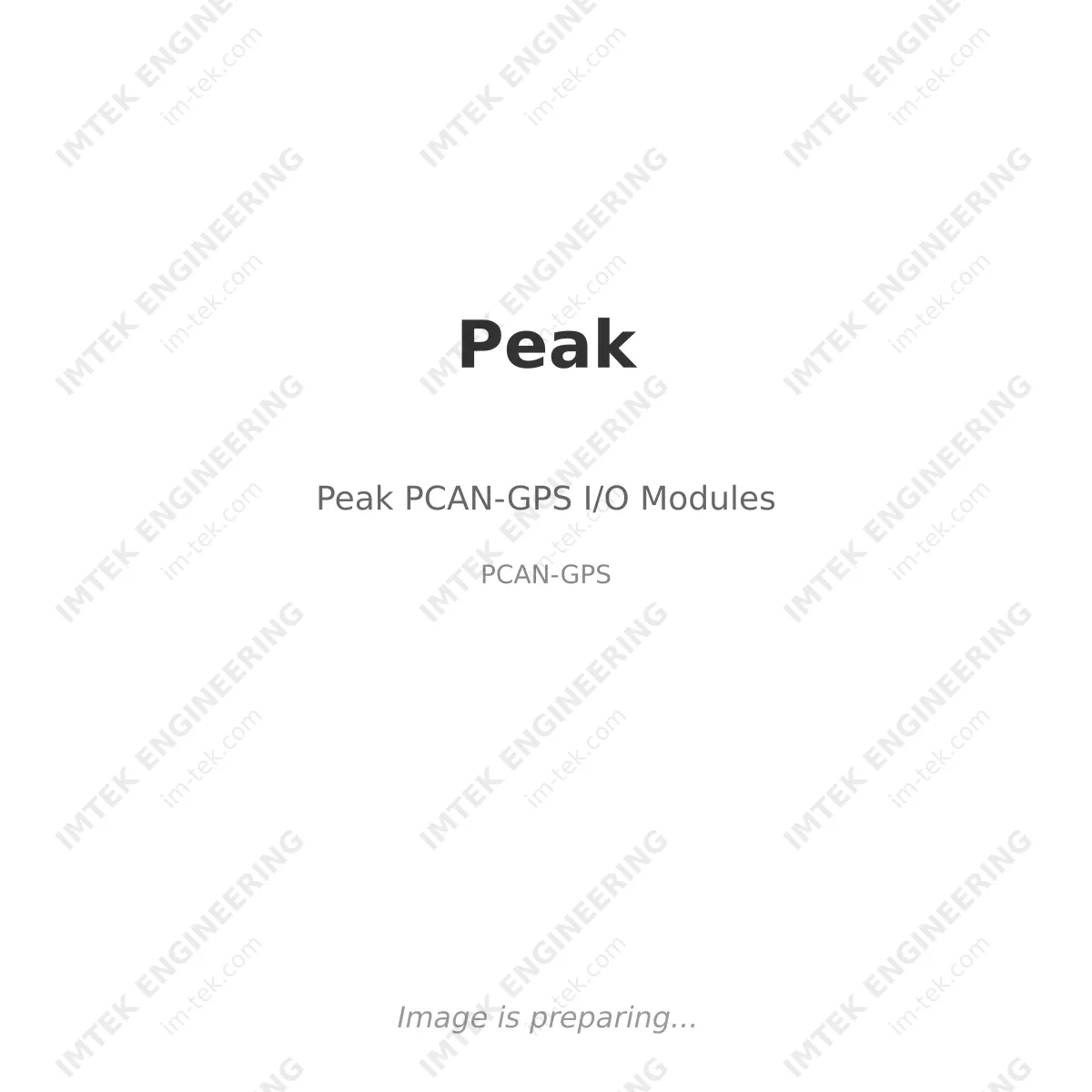 Peak Peak PCAN-GPS I/O Modules - PCAN-GPS