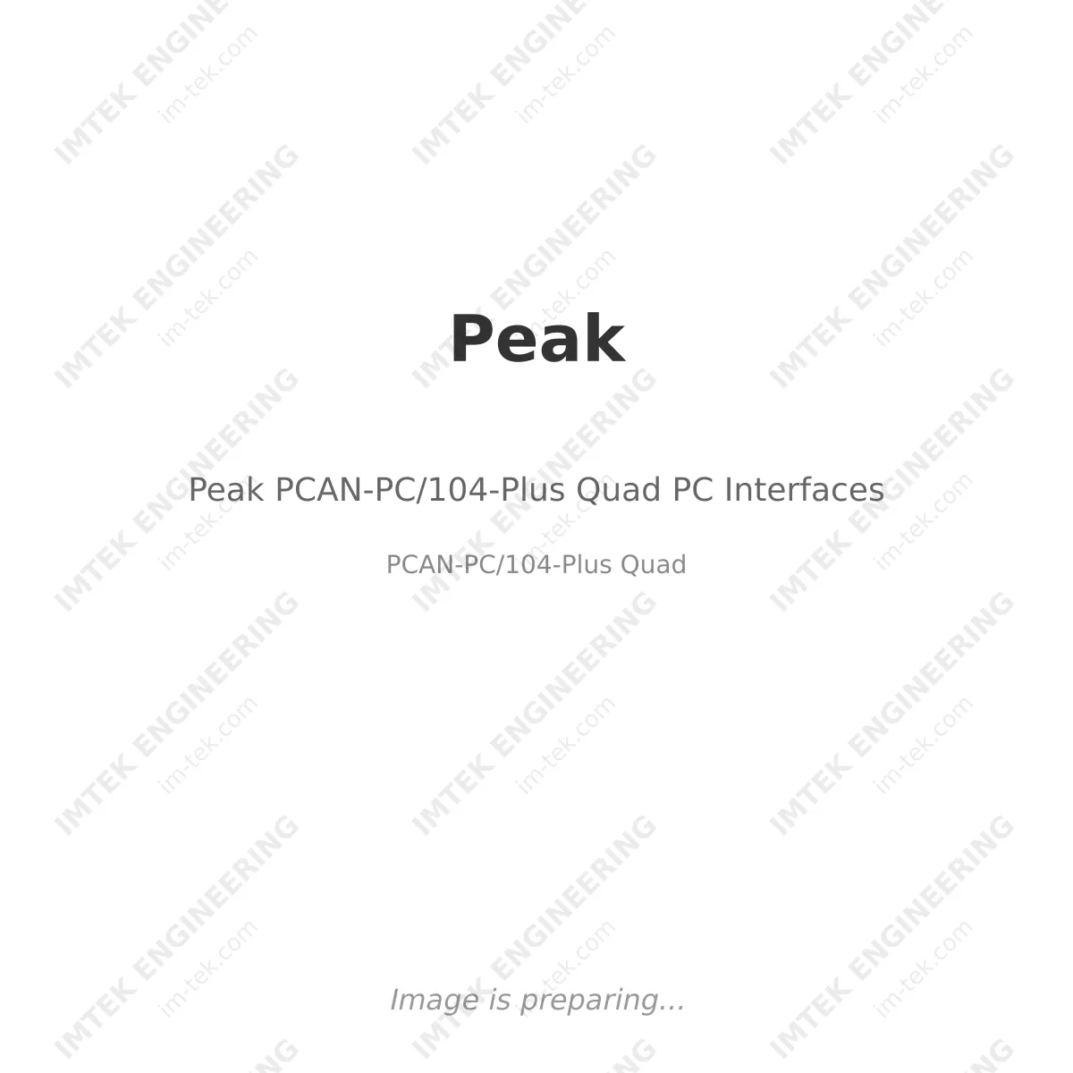 Peak Peak PCAN-PC/104-Plus Quad PC Interfaces - PCAN-PC/104-Plus Quad
