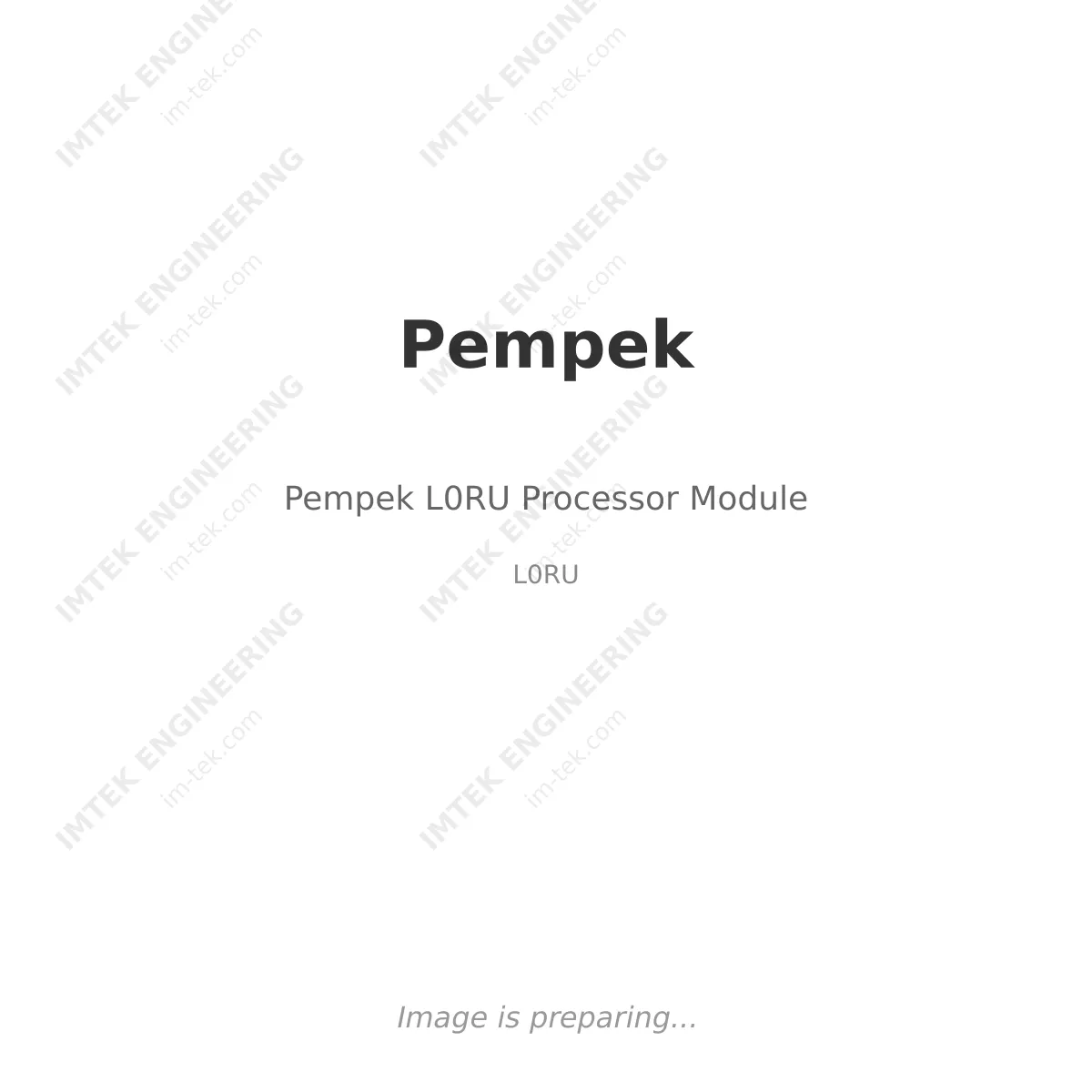 Pempek Pempek L0RU Processor Module - L0RU